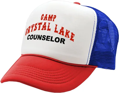 Vista 13 de Camp Crystal Lake Counselor - Halloween - Gorra de camionero estilo retro vintage