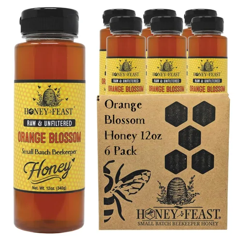 Vista 66 de Honey Feast Flower Powered Allergy Blend 10 veces miel, 12 onzas