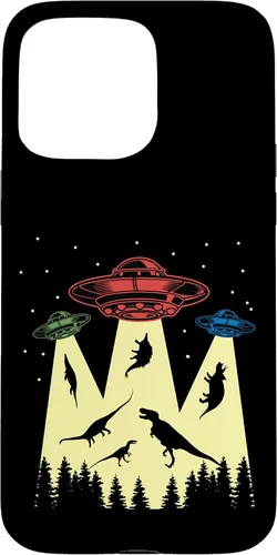 Vista 31 de Funda vintage de secuestro alienígena de dinosaurio para iPhone 17