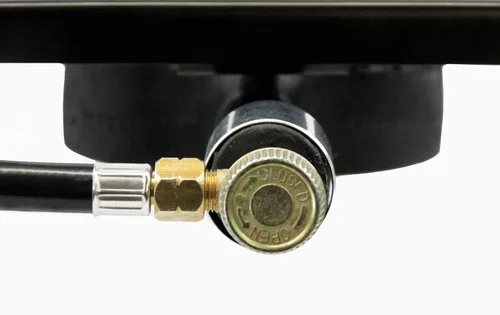 Vista 10 de Flame King Trabajo Pesado 120,000 BTU, 0-20 PSI, Freidora de Pavo Quemador Individual de Propano Bayou Cooker, Estufa Exterior para Elaboración
