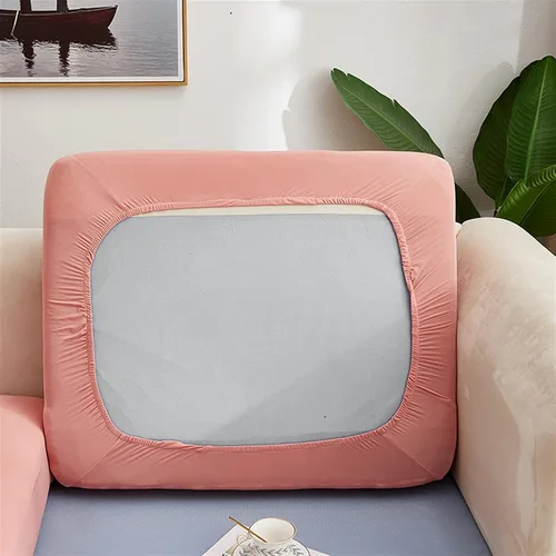 Vista 9 de Fundas de cojín elásticas para cojines de sofá, fundas de asiento de caravana, protector de sofá de dos asientos, de elastano, protector de muebles