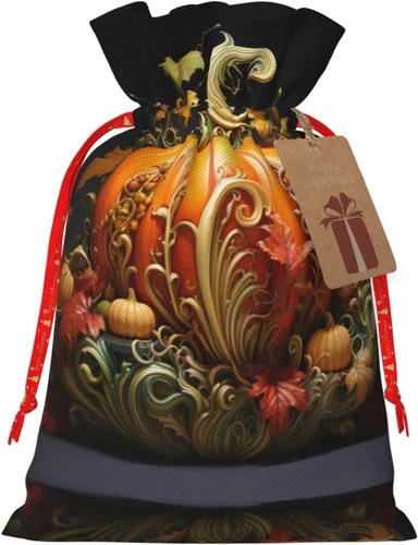 Vista 13 de MDATT Bolsas de regalo con cordón de playa y mar, bolsas de regalo de 5 x 7 pulgadas para bodas, Navidad, cumpleaños, decoración de Halloween