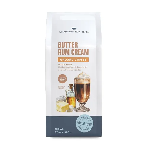 Vista 17 de Café molido con sabor a almendra amaretto, 1-12oz tostado medio