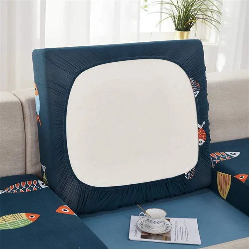 Vista 15 de YURRO Funda de cojín elástica ajustable con banda elástica, funda de cojín de repuesto para asiento de caravana, funda de sofá antigolpes para sofá