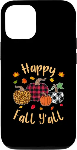 Vista 28 de Happy Fall Y'all Leopard Pumpkin Autumn Season Women Girls Case for iPhone 17