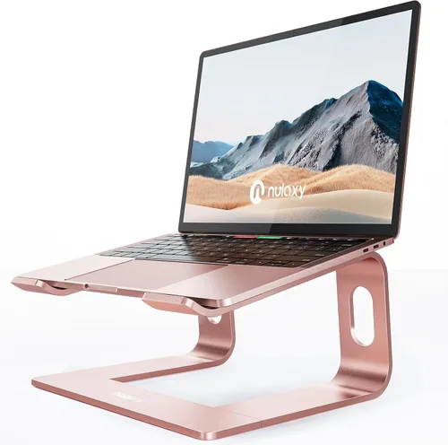 Vista 11 de Nulaxy - Soporte completo de aluminio para laptop, soporte estable de hasta 22 libras, refrigeración abierta Detachable for Portable Storage, Easy