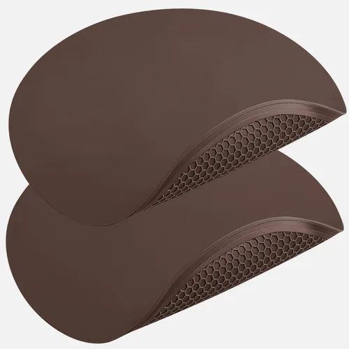 Vista 40 de Salvamanteles para platos calientes, paquete de 4 almohadillas calientes de silicona para cocina, tapete de silicona antideslizante resistente al