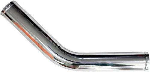 Vista 6 de Tubería de aluminio recta de 2.5 pulgadas (2.480 in) de diámetro exterior con extremos con cuentas, para intercooler e entrada, 19.7 pulgadas