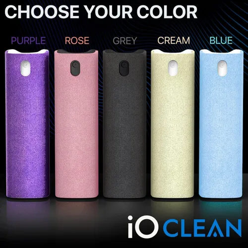 Vista 8 de iO CLEAN Mini spray limpiador de pantalla, limpiador de niebla de pantalla Azul