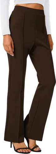 Vista 17 de Urban CoCo Pantalones de trabajo elásticos con corte de bota, pantalones de yoga pequeños para oficina casual