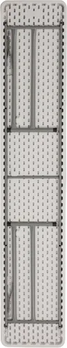 Vista 5 de Flash Muebles Mesa De Entrenamiento De Granito De Plástico Blanco plegable, MetalPlástico/Resina