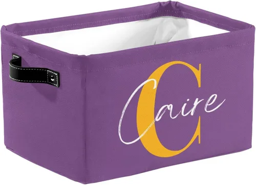 Vista 52 de Cesta de regalo personalizada con nombre, caja de juguetes de almacenamiento personalizada para niños, organizador de cubos de almacenamiento