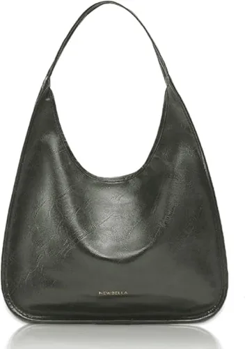 Vista 44 de NEWBELLA Bolso Hobo para mujer - Bolso de hombro y bandolera de cuero sintético, bolso de mano espacioso para el trabajo y uso diario
