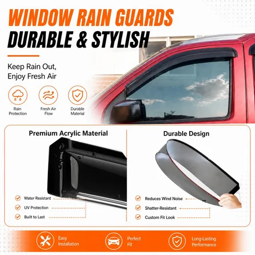 Vista 5 de 4 protectores de lluvia originales para Chevy 2007-2014 Tahoe 94514