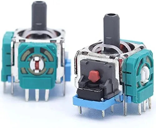 Vista 2 de 2 unids 3D analógico joystick pulgar stick stick sensor módulo potenciómetro para PS5 controlador accesorio reemplazo