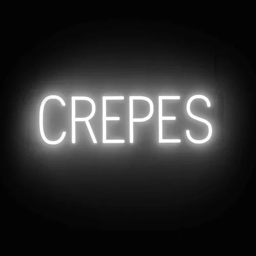Vista 53 de SpellBrite Señal de PHO para restaurantes Señalización LED azul para restaurantes con LED de neón para empresas 13.2 x 6.3 pulgadas