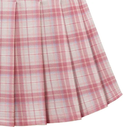 Vista 5 de Timormode - Falda plisada para mujer, minifalda básica para patinadora, animadora escolar