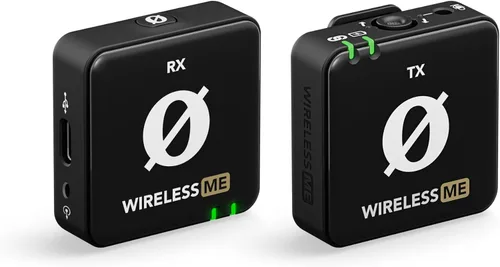 Vista 13 de RØDE Sistema de Micrófono Inalámbrico ME Dual Set Ultra Compacto con Micrófonos Integrados, Tecnología GainAssist y Alcance de 100m para Filmación