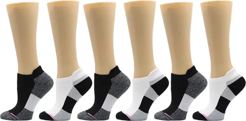 Vista 20 de Dr. Motion calcetines de compresión de corte bajo para mujer, 2 piezas
