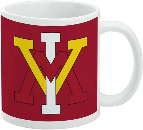 Vista 104 de Taza de cerámica con el logotipo principal de la Universidad Rider, taza de regalo novedosa para café, té y bebidas calientes, 11oz, blanca
