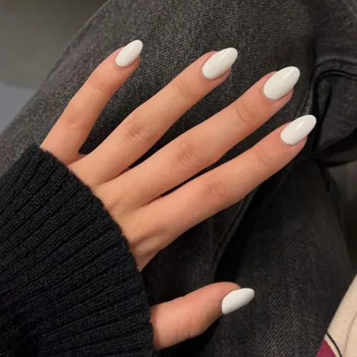 Vista 24 de modelones Uñas cortas a presión, kit de uñas postizas ovaladas