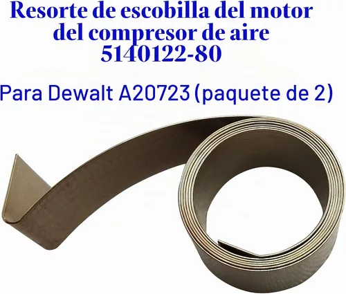 Vista 2 de Paquete de 2 resortes del cepillo del motor del compresor de aire 5140122