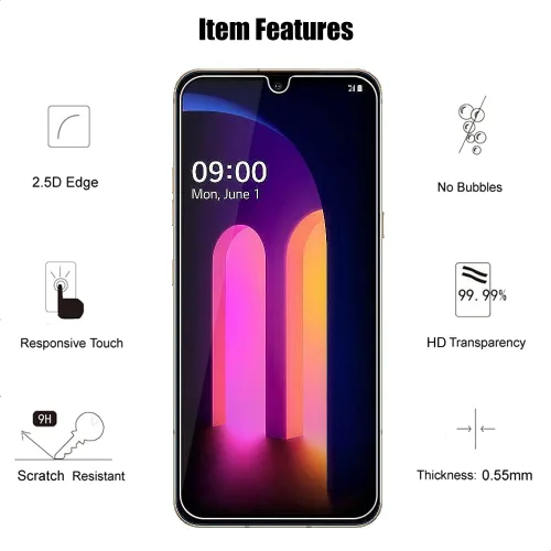 Vista 3 de Paquete de 3 protectores de lente y pantalla para LG V60 ThinQ 5G / 5G UW