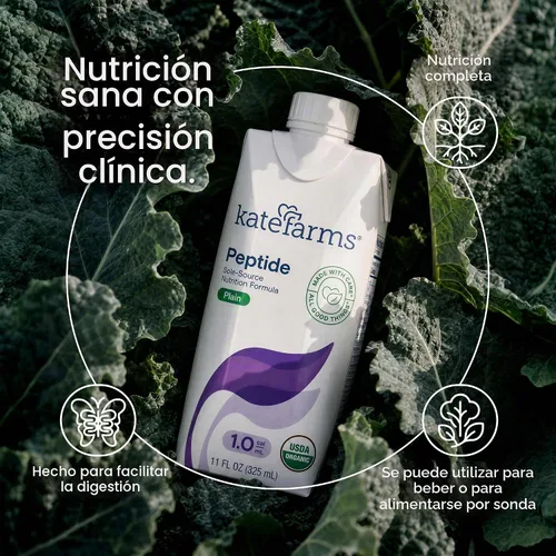 Vista 5 de KATE FARMS Fórmula de péptido 1.0 para adultos, simple, paquete de 12