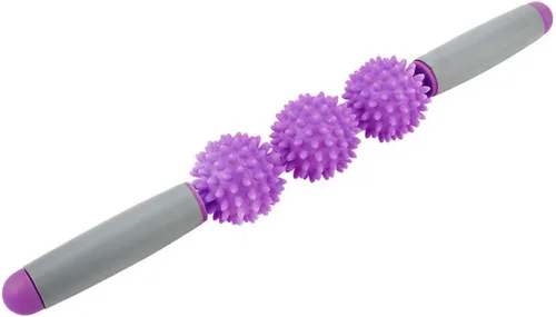 Vista 8 de Muscle Roller Stick - Barra de masaje para celulitis para espalda, brazos, hombros, piernas (azul)