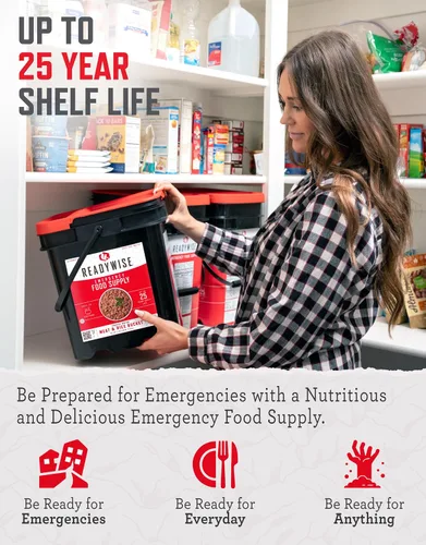 Vista 7 de Readywise Paquete de alimentos de emergencia para 30 días + carne