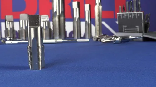 Vista 4 de Drill America Grifo para manguera de jardín 3/4"-11-1/2 NGH, acero de alta velocidad, serie DWT