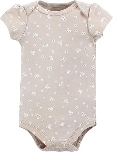 Vista 250 de Hudson Baby baby-girls Cotton Bodysuits 3-pack