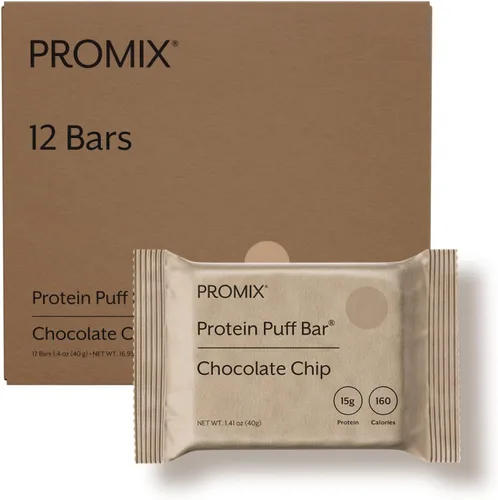 Vista 15 de ProMix Nutrition Barras de proteína de soplado - Paquete surtido - Pastel de cumpleaños, Snickerdoodle, Pan de plátano, Menta y chocolate - Delicia