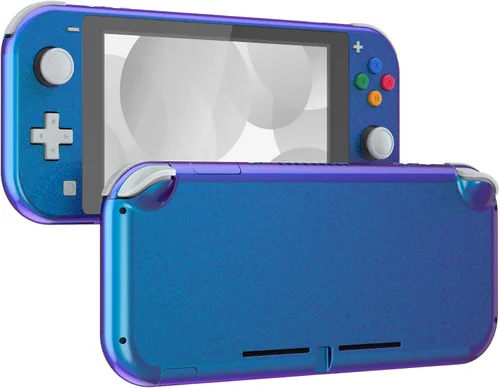 Vista 11 de eXtremeRate Carcasa de repuesto para Nintendo Switch Lite, carcasa para controlador de mano NSL con protector de pantalla, funda personalizada