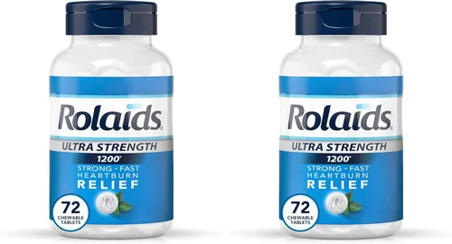 Vista 13 de Rolaids Tabletas masticables antiácidos ultra fuertes, frutas surtidas, 72