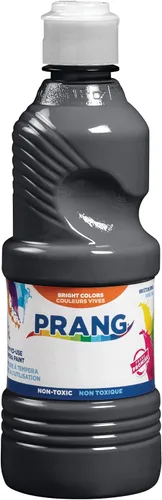 Vista 15 de Prang témpera líquida lista para usar Perfecto para pintura, lecciones de arte, manualidades y proyectos creativos Azul; Blanco; Negro; Violeta