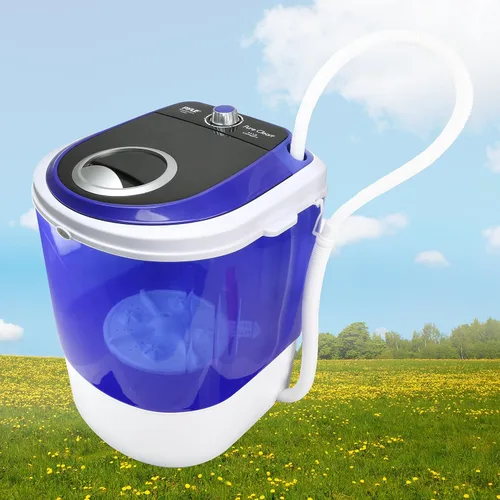Vista 5 de PURE CLEAN PUCWM11.7 Lavadora compacta para el hogar, mini lavadora de ropa portátil, azul