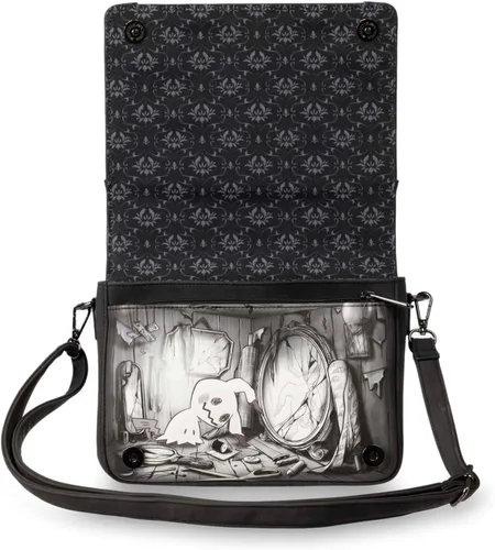 Vista 4 de Pokemon Center × Vic Lee Bolso de hombro Pokemon Scary Stories de Loungefly