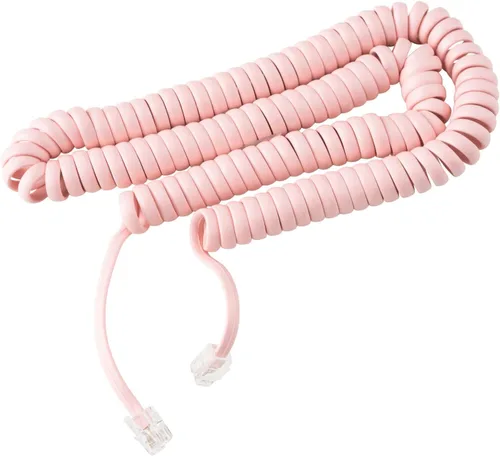 Vista 13 de iSoHo Phones: Cable de teléfono para teléfono fijo – sin problemas, cable de línea terrestre rizado para teléfono – fácil de usar + excelente Negro