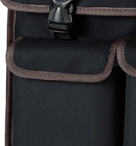 Vista 8 de Bolsa de herramientas para electricista, gran capacidad, gruesa, tela Oxford, duradera, bolsa de mensajero profesional para reparación, instalación