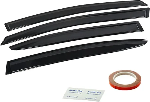 Vista 2 de munirater Reemplazo de deflector de protección contra la lluvia para Subaru WRX STI JDM 2015-2019