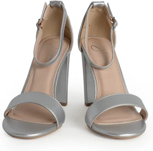 Vista 3 de J. Adams Shirley Tacones para Mujer - Sandalias de tacón alto con correa al tobillo