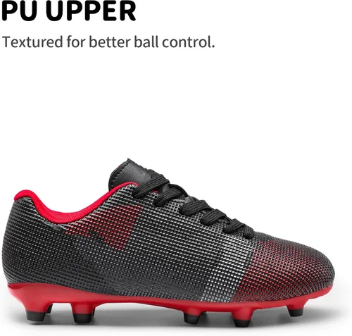 Vista 2 de DREAM PAIRS Zapatos de fútbol para niños y niñas, para jóvenes, firmes, atléticos, para entrenamiento al aire libre, para niños pequeños y grandes