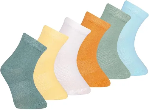 Vista 7 de Luna Baby & Toddler Calcetines de viscosa sin costuras de bambú (6 unidades)