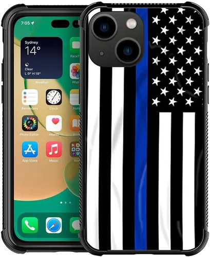 Vista 27 de ZHEGAILIAN Funda compatible con iPhone 14, funda de munición AK 47, parte trasera de vidrio templado+funda protectora de TPU de silicona suave