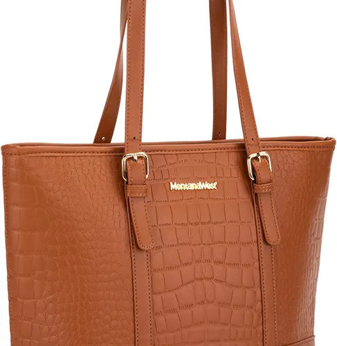 Vista 3 de Montana West Juego de bolso de 3 piezas con estampado de leopardo para mujer