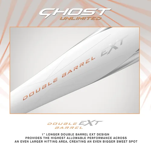 Vista 6 de Easton Bate de sóftbol Ghost Unlimited Fastpitch Aprobado para todos los campos -8 / -9 / -10 / -11 Drop 1 pieza compuesta