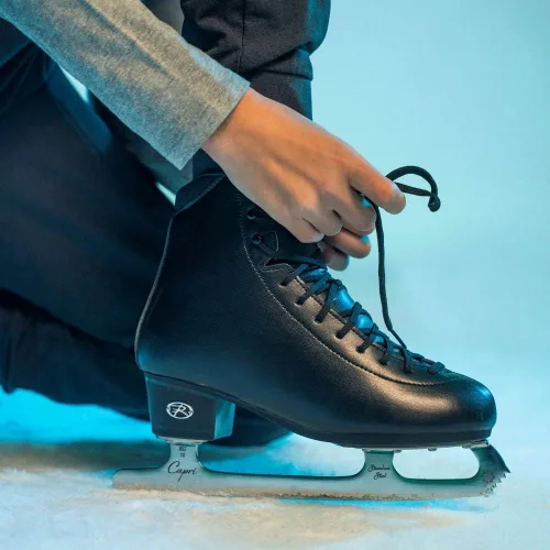 Vista 7 de Riedell Topaz - Patines de hielo para adultos para mujeres y hombres, de apoyo, cómodos, absorben la humedad, patines de hielo para adultos con hoja