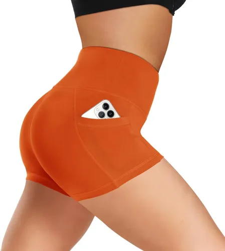 Vista 48 de Biker Shorts for Women with Pockets - 8"/5"/3" Booty Black Spandex Shorts Verde militar
