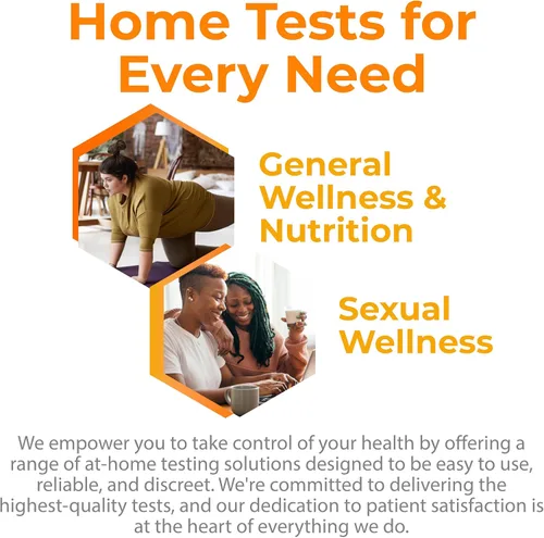 Vista 6 de at Home Kit de prueba de vitamina D, fácil de usar y preciso análisis de sangre para 25 (OH) niveles D para probar las deficiencias de vitamina